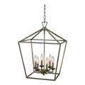 Trans Globe 6Lt Pendant-Bird Cage-Asl 10266 ASL